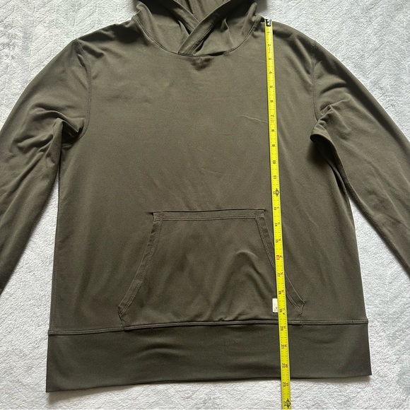 Vuori Halo Performance Pullover Hoodie Style #VW213 Olive Green Size XS - Picture 7 of 8